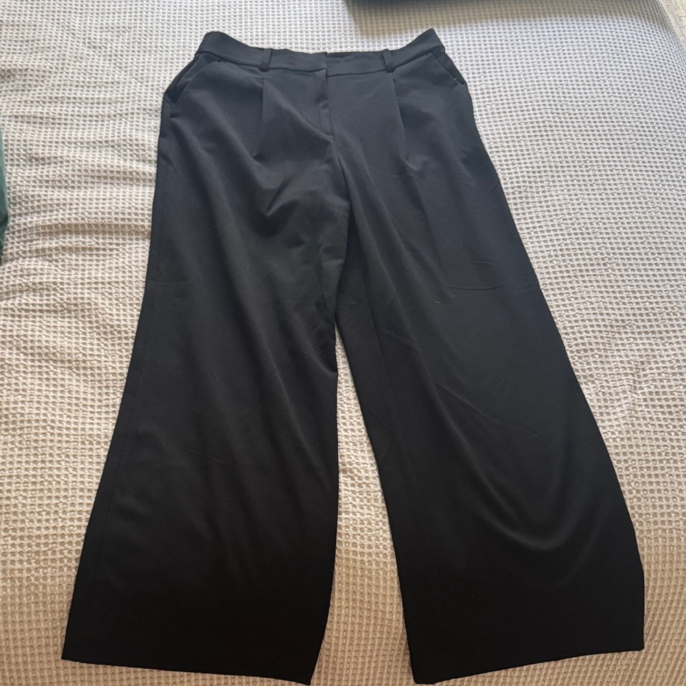 LOFT Black Peyton Trousers